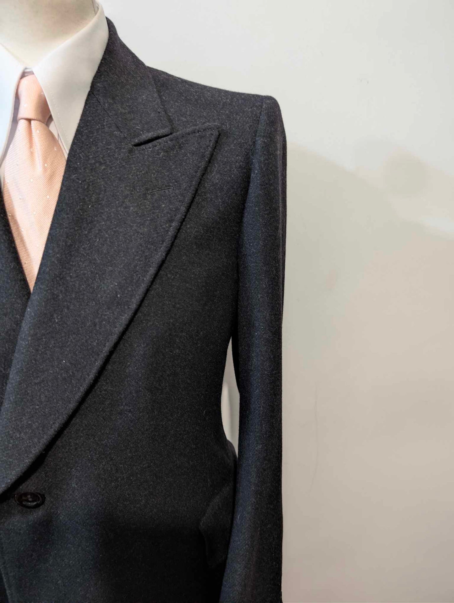 Magnifique manteau  gris en tweed