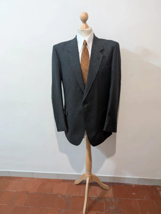 Classic heavy grey flannel jacket