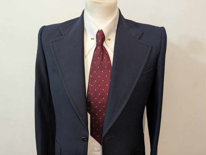 Sublime costume bleu marine en laine