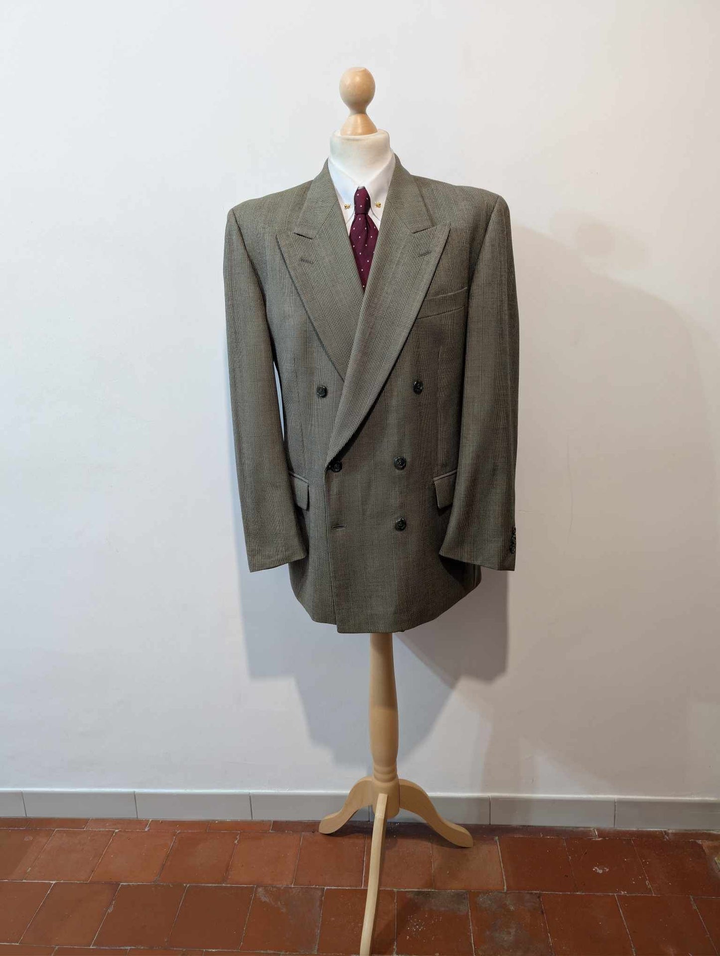 Redoutable costume croisé en prince de Galles