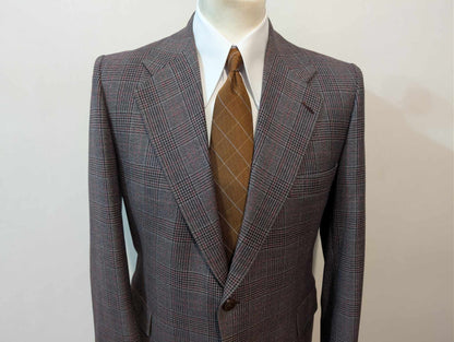 Fabuleux costume à carreaux en laine