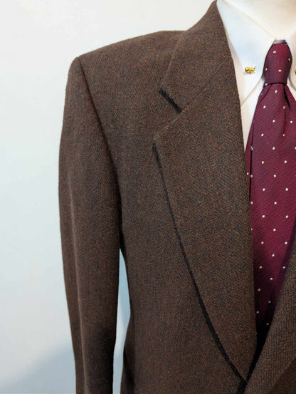 Fabuleuse veste couleur marron en tweed