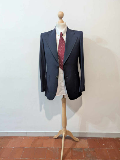 Sublime costume bleu marine en laine