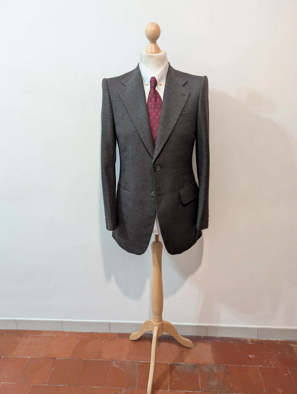 Fabuleux costume marron en laine