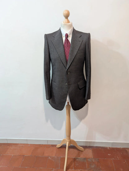 Fabuleux costume marron en laine