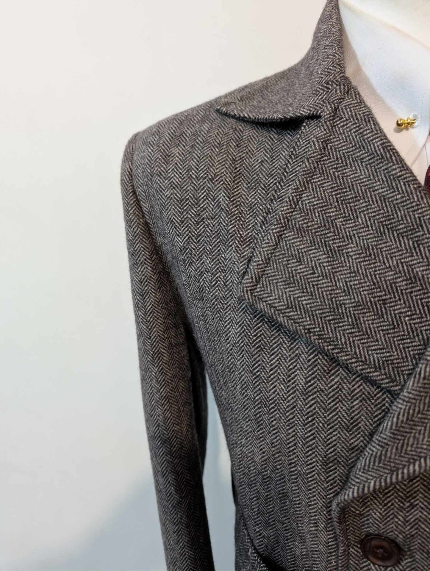 Magnifique trench en tweed