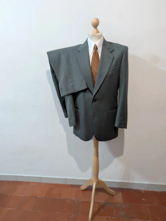 Fabulous green suit in heavy flannel