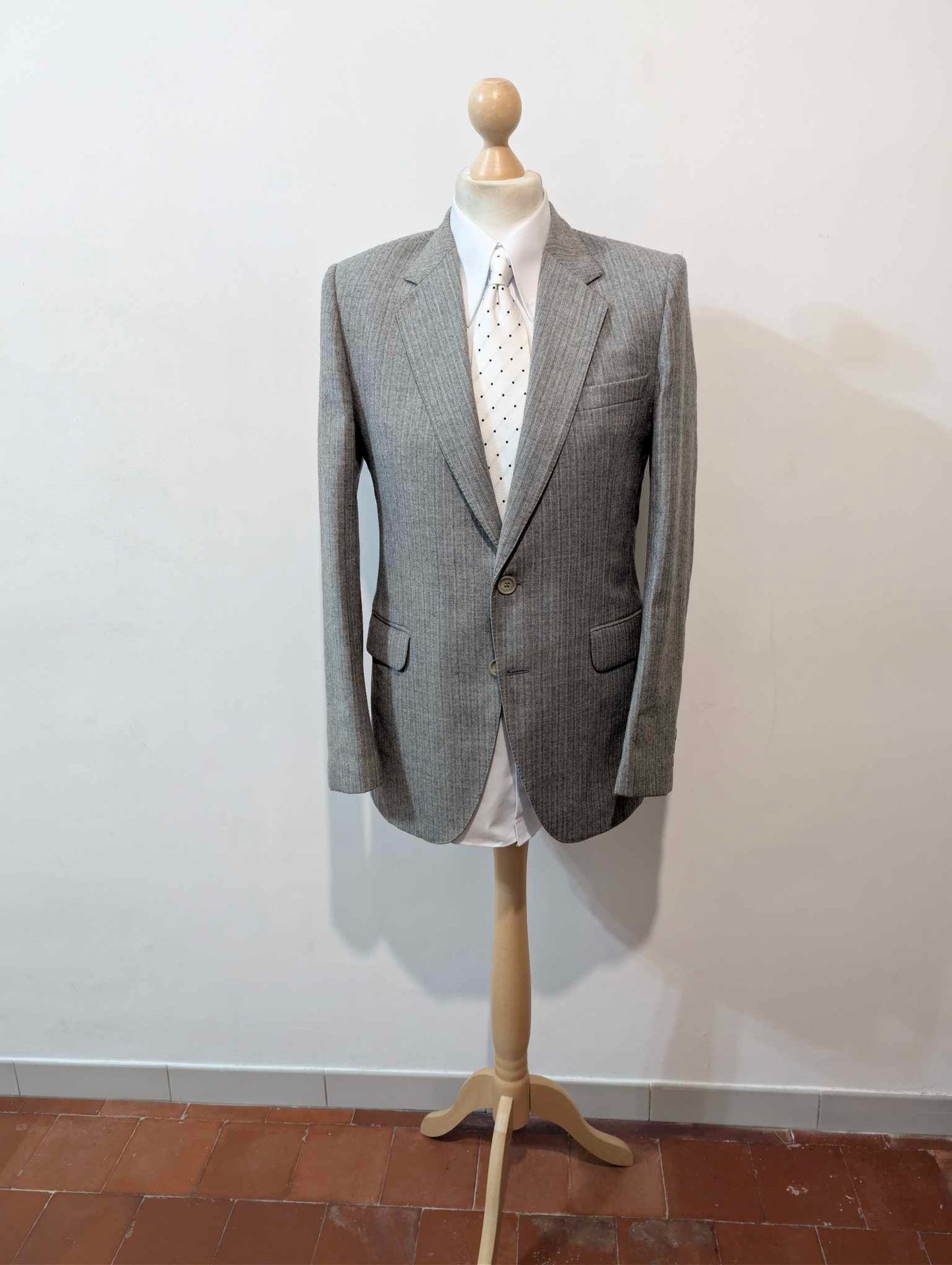 Magnifique costumes pinstripe en flanelle lourdes