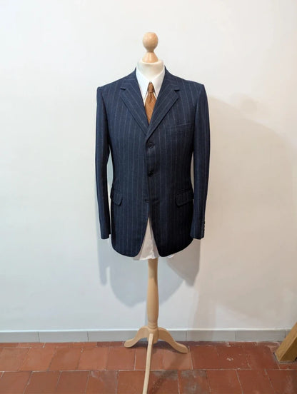 Unglaublicher schwerer Flanellanzug mit Kreidestreifen