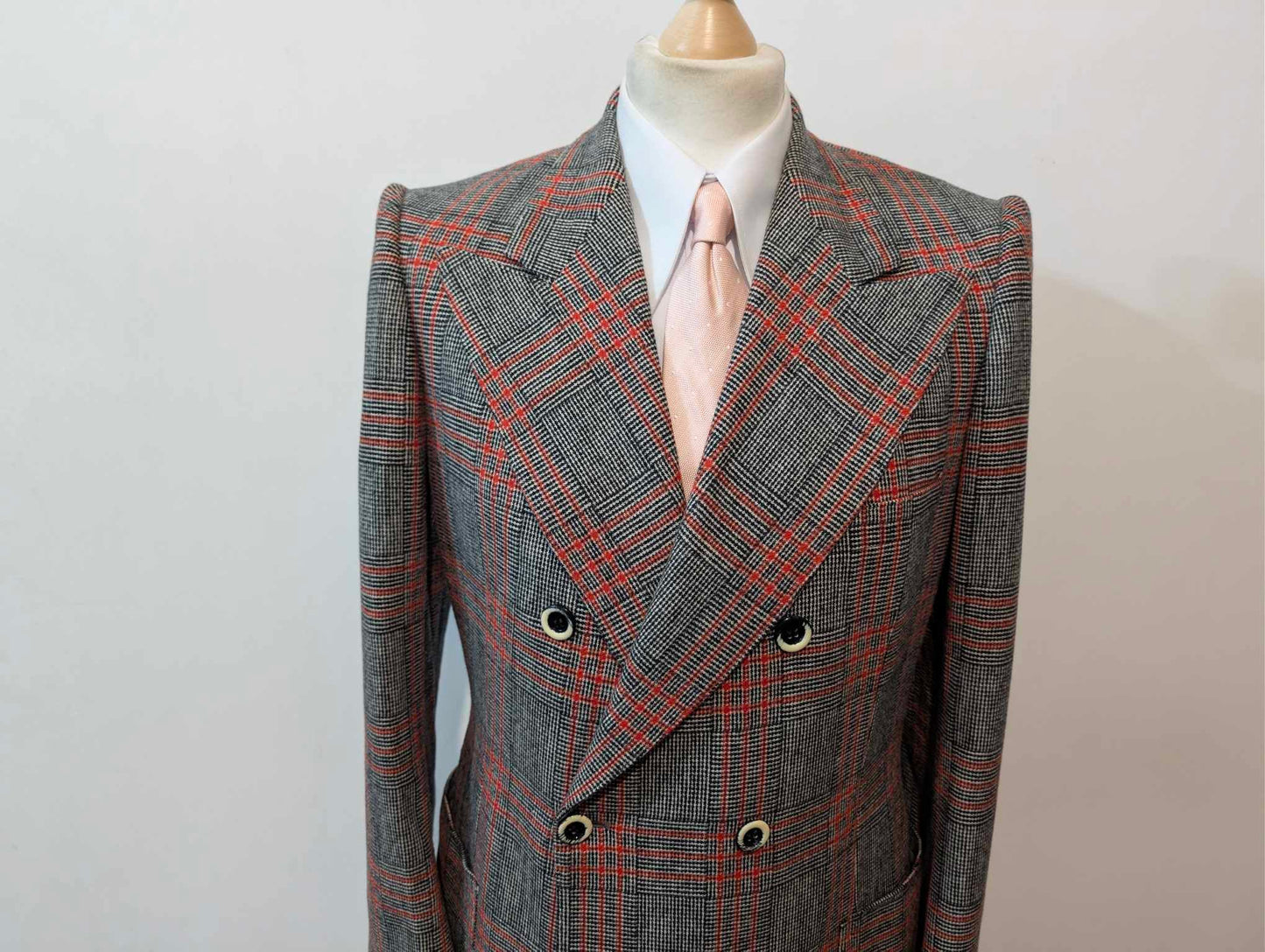 Legendäre zweireihige Jacke aus schwerem Flanell