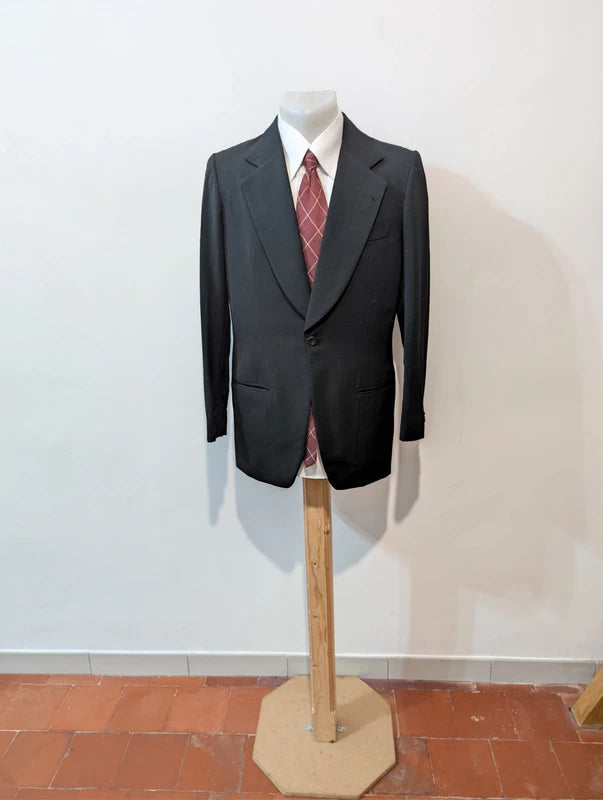 Magnifique costume noir en laine