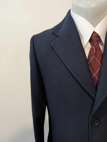 Mignon manteau bleu marine en laine