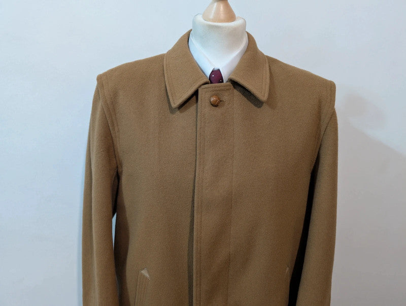 Lumineux loden camel en laine alpaga