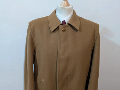 Lumineux loden camel en laine alpaga
