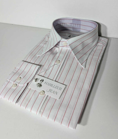 Chemise à rayures tennis rouge