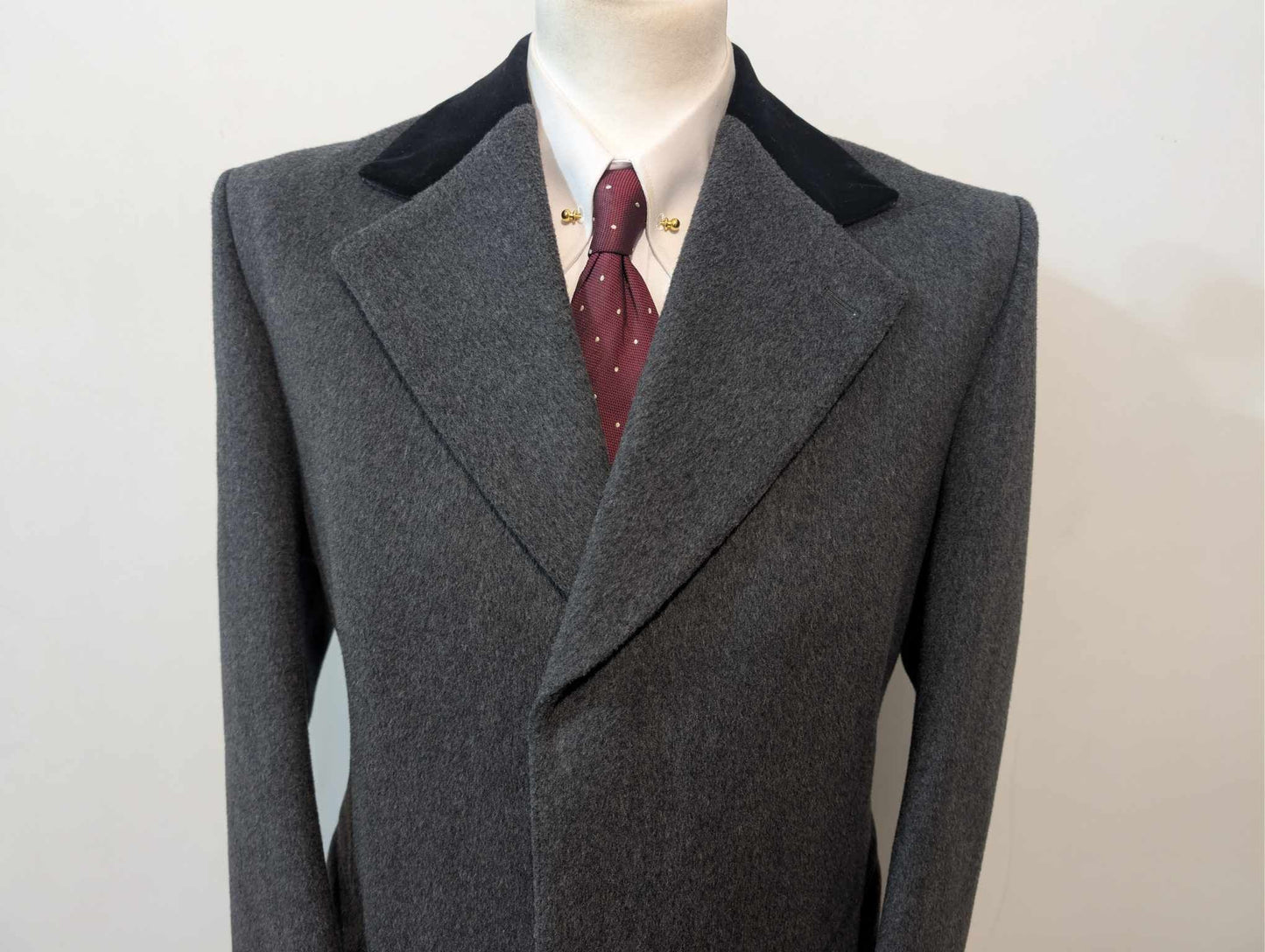 Fabuleux manteau Chesterfield en laine