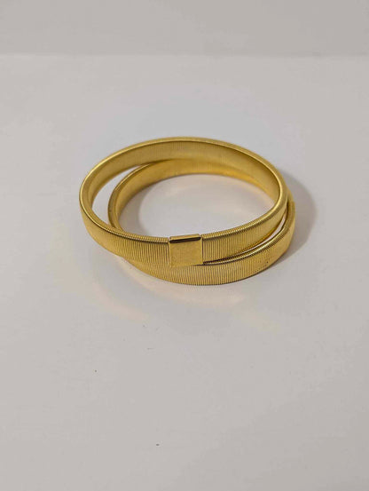 Pair of Vintage Gold Tone Shirt Sleeve Garters