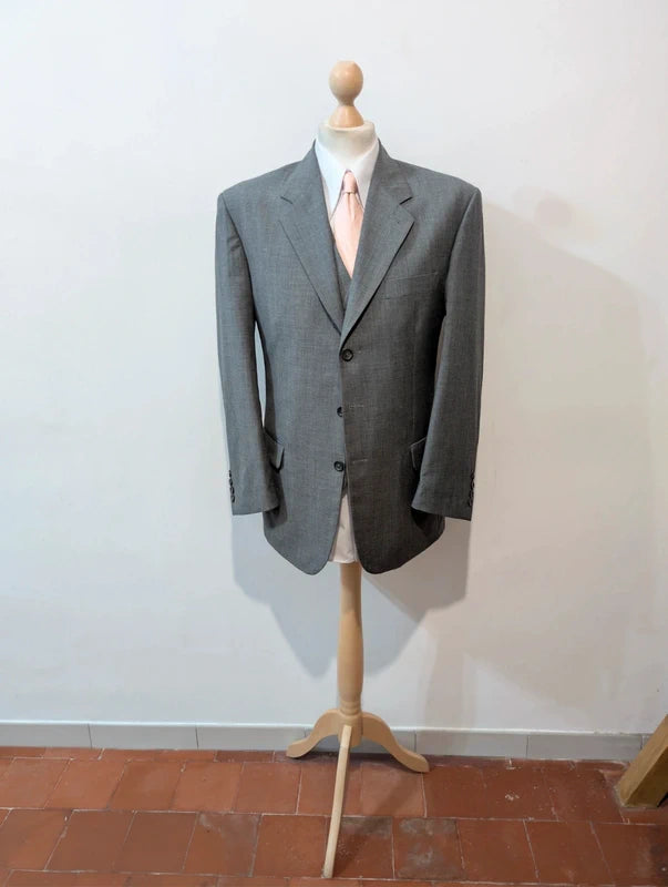 Classic grey 3-piece wool suit