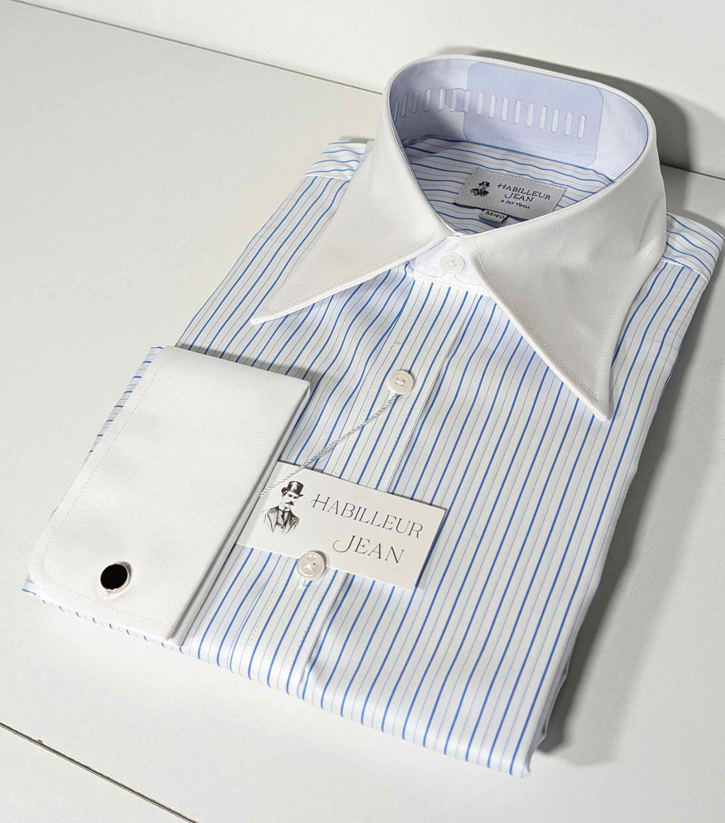 Black tennis stripe shirt