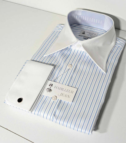 Black tennis stripe shirt