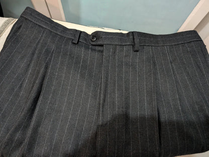 Terrifiant costume chalkstripe en flanelle lourde