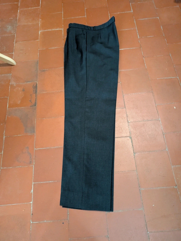 Exceptionnel costume croisé gris en laine froide