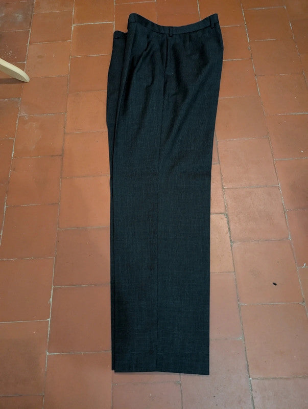 Fabuleux costume croisé gris en laine