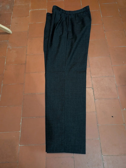 Fabuleux costume croisé gris en laine
