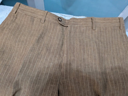 Spectaculaire costume pinstripe en lin