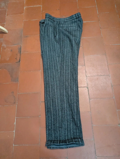Wonderful pinstripe suit in heavy flannel