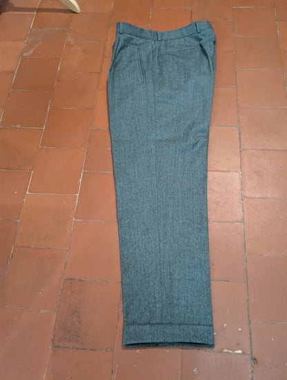 Magnifique costume 3 pièces gris en flanelle