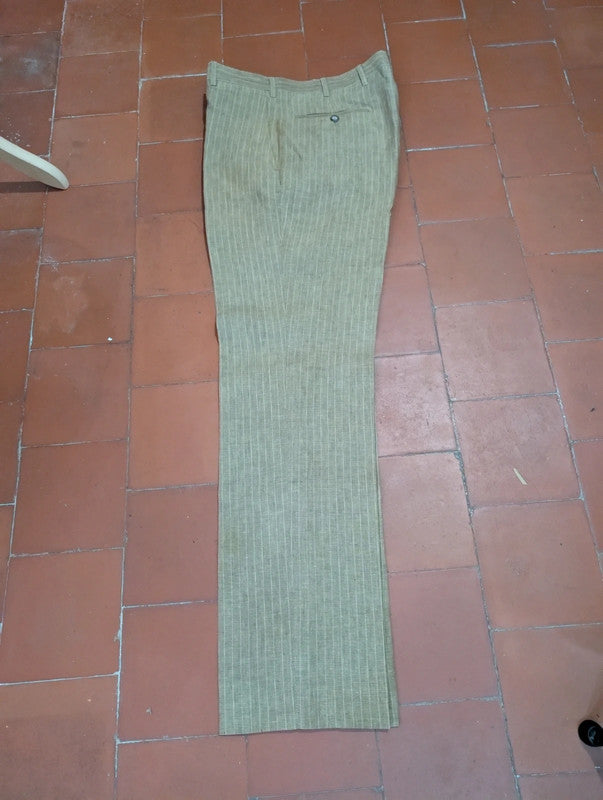 Spectaculaire costume pinstripe en lin