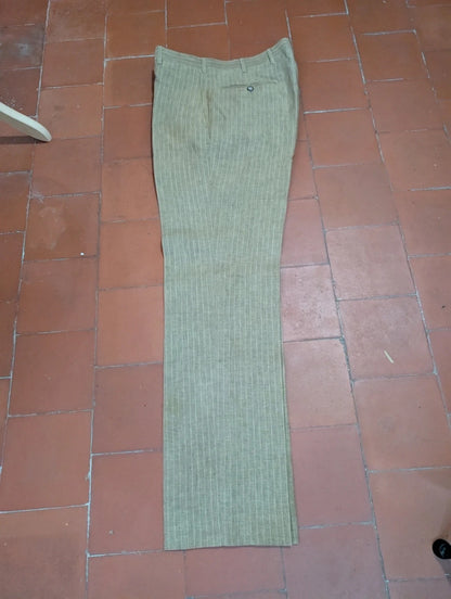 Spectaculaire costume pinstripe en lin