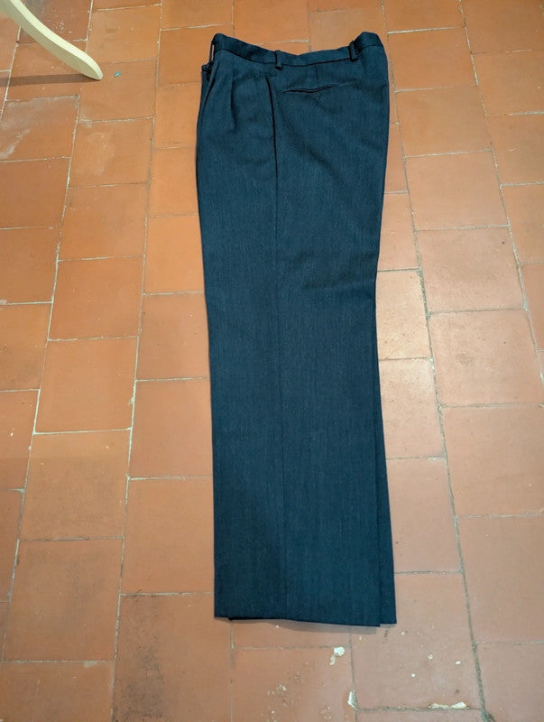 Classique costume 3 pièces gris en laine