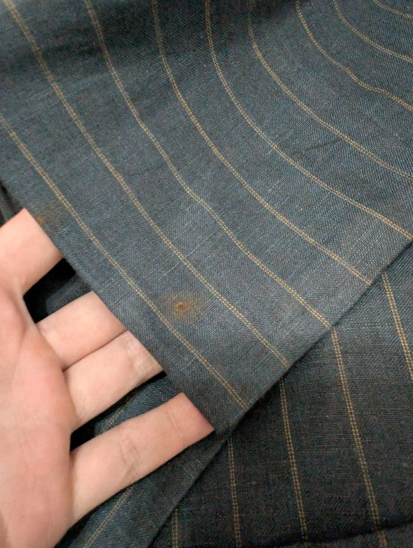 Redoutable costume pinstripe en lin