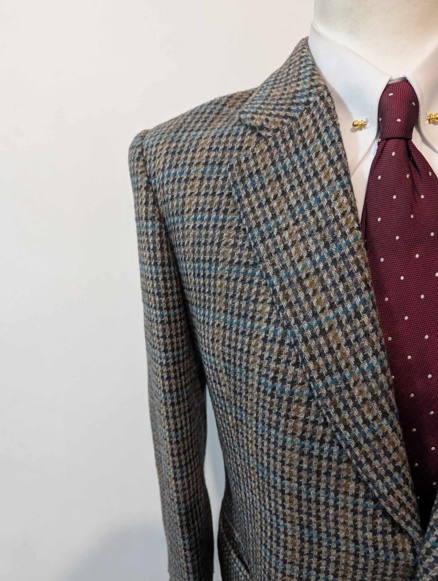 Veste bespoke en tweed