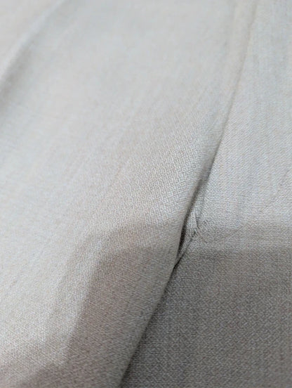 SIZE 42FR Cream wool trousers