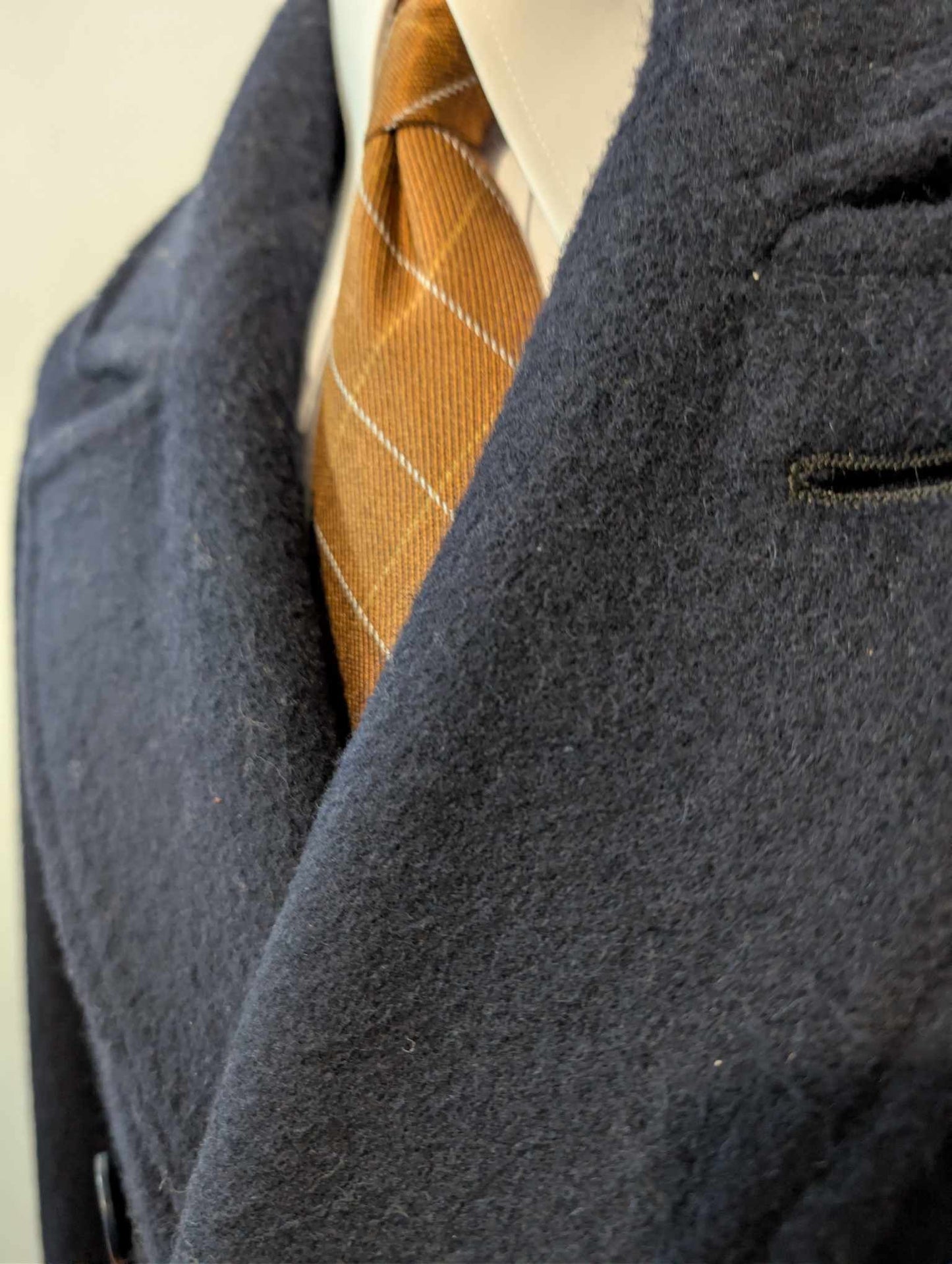 Splendide manteau croisé en laine