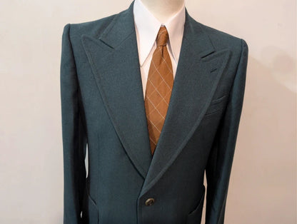 Atemberaubende grüne Wolljacke