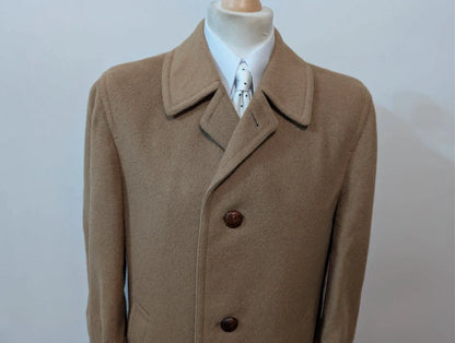 Fabuleux manteau camel en laine