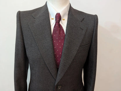 Fabuleux costume marron en laine