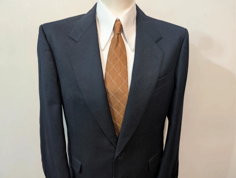 Marineblaue Flanelljacke