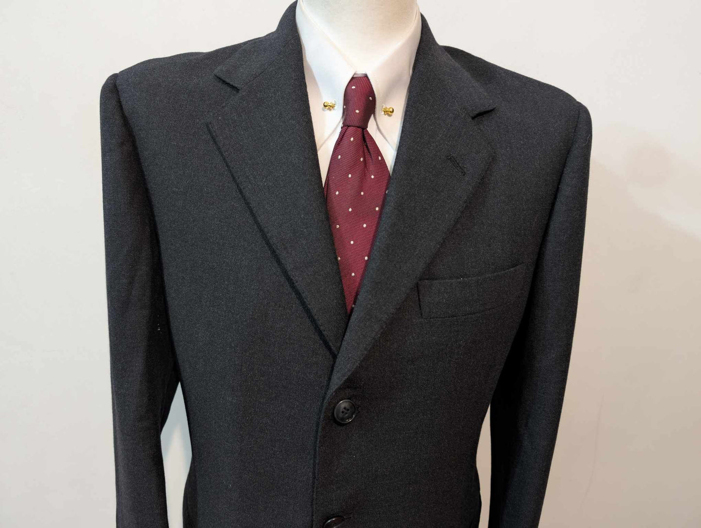 Classique costume gris en laine