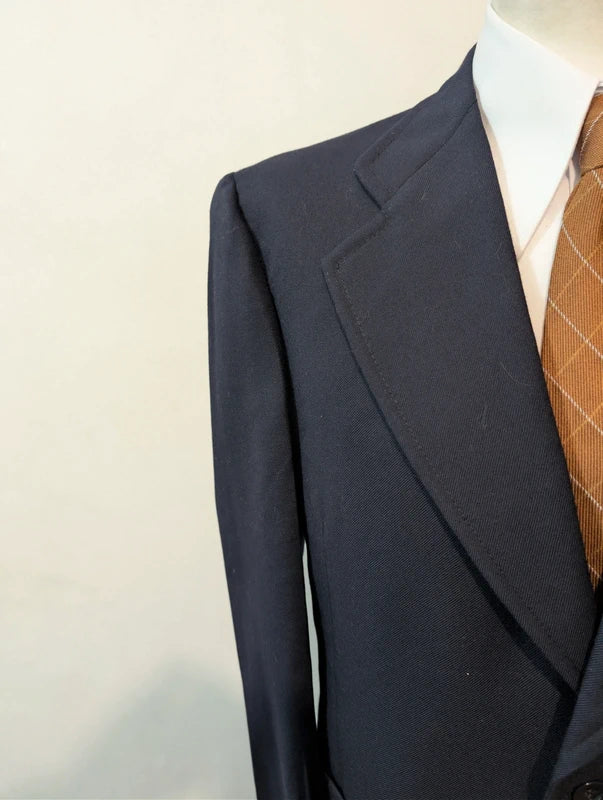 Robuste marineblaue Wolljacke