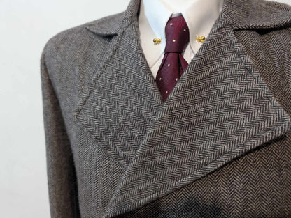 Magnifique trench en tweed