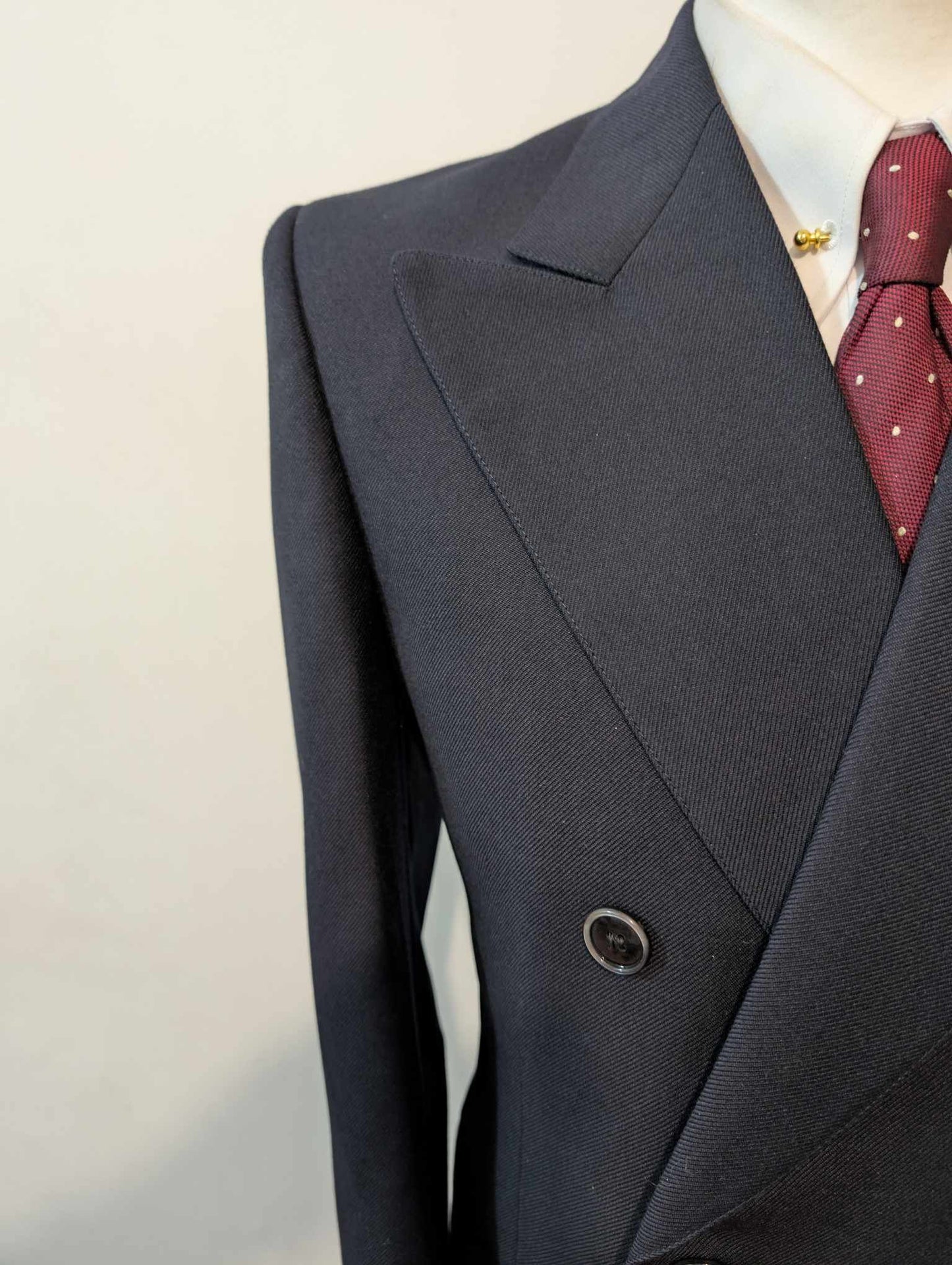 Exceptionnelle veste croisé en laine