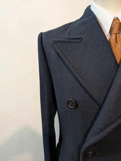 Manteau Femme Style Caban HIGH USE - Taille 38, Couleur Bleu - Neuf Sans étiquettes