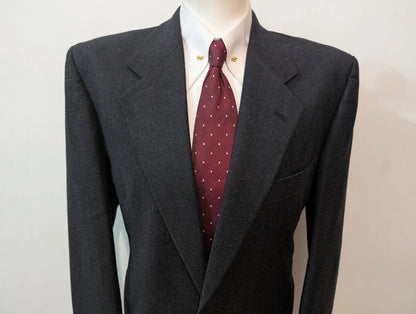 Adorable costume gris en flanelle lourde