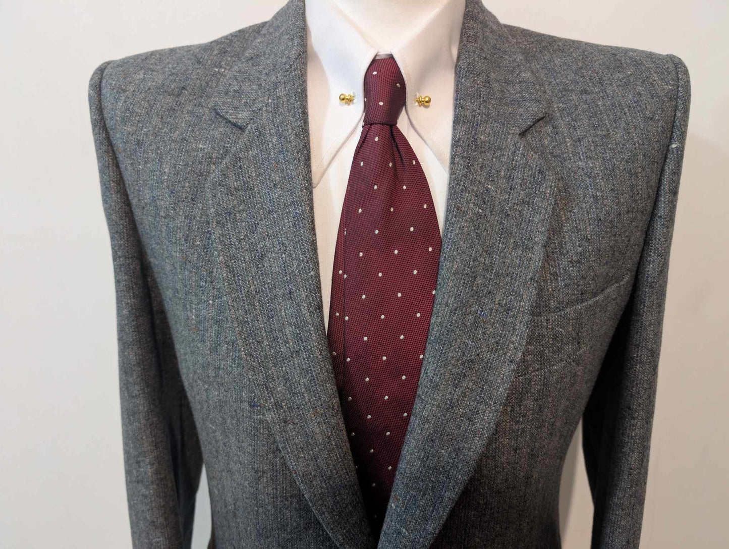 Adorable costume gris en donneegale tweed