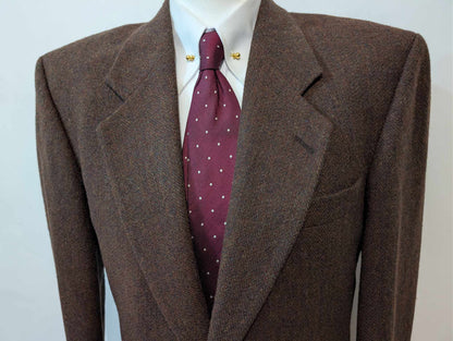 Fabuleuse veste couleur marron en tweed